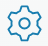 Ícono de rueda de engranaje