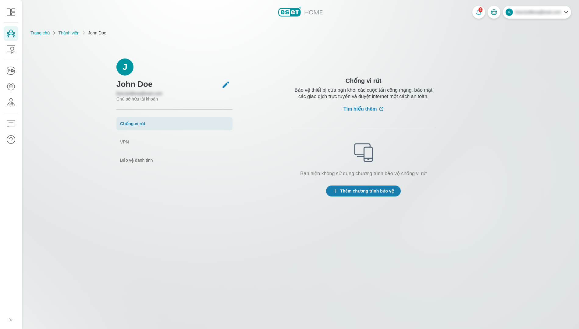Các tính năng được chỉ định cho thành viên Các tính năng được chỉ định cho thành viên
