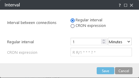 Regular interval field