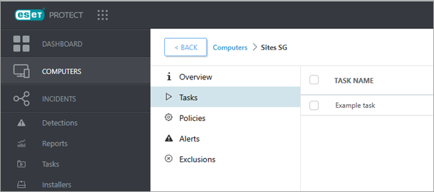 Example task Example task