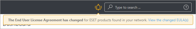 Zobrazit změněné Licenční ujednáním s koncovým uživatelem.