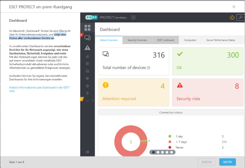 Rundgang durch ESET PROTECT On-Prem