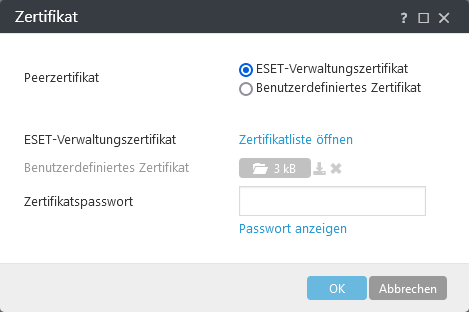 Zertifikat