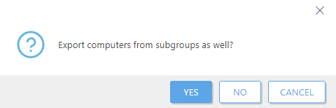 Export computers from subgroup.