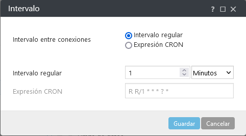 Campo de intervalo regular