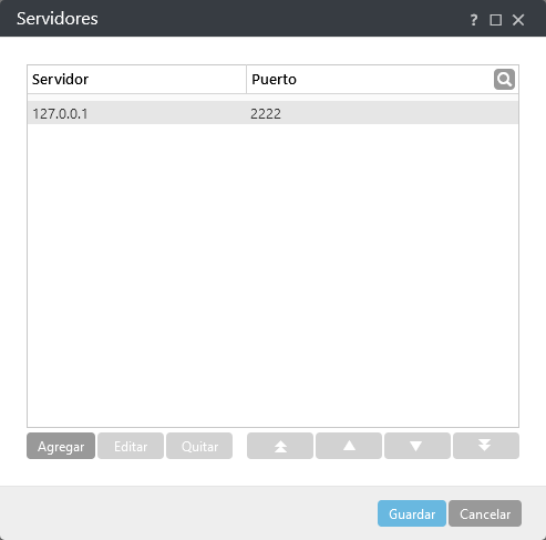 Dirección del ESET PROTECT servidor