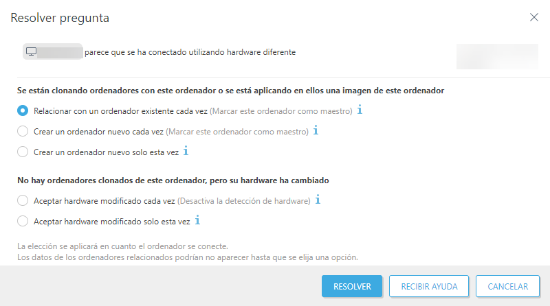 Resolver pregunta