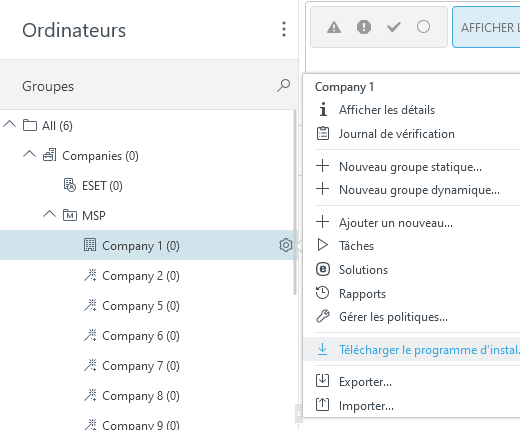 Téléchargez le programme d’installation dans la section Ordinateurs. Téléchargez le programme d’installation dans la section Ordinateurs.