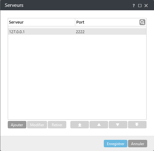 Adresses des serveurs ESET PROTECT