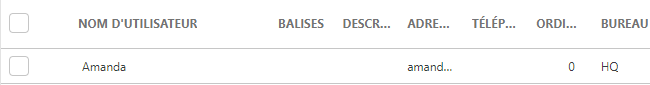 Utilisateur de l'ordinateur