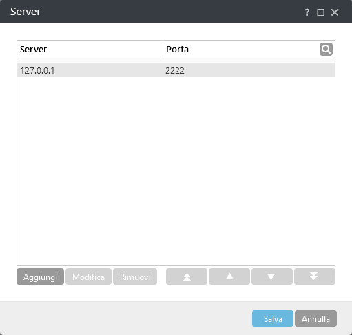 Indirizzi delle istanze di ESET PROTECT Server