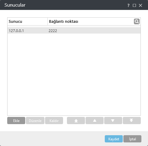ESET PROTECT Server adresleri