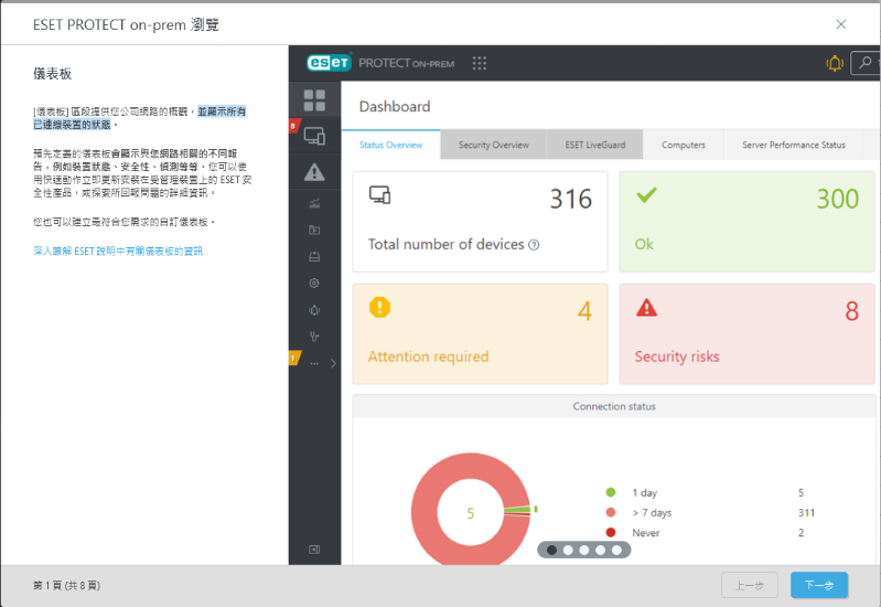 ESET PROTECT On-Prem 導覽