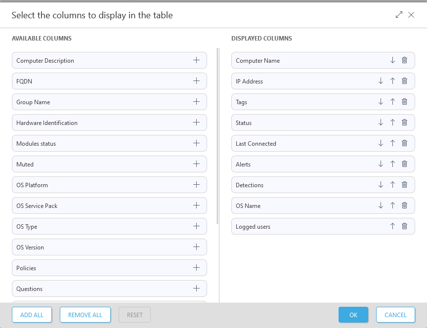 تحرير الأعمدة تحرير الأعمدة