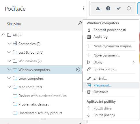 Přesunutí Přesunutí