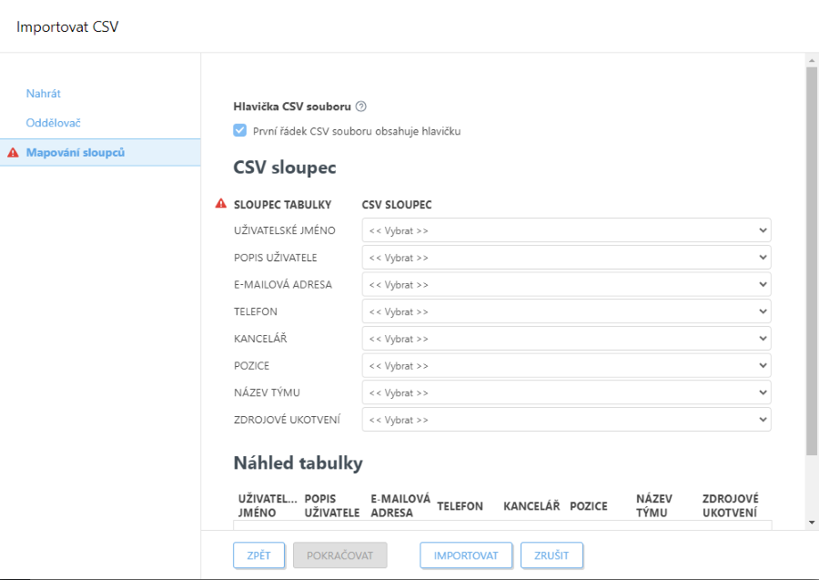 Import CSV. Import CSV.