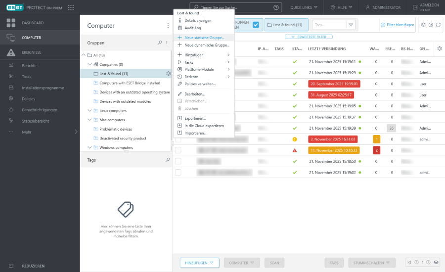 Neue statische Gruppe Neue statische Gruppe