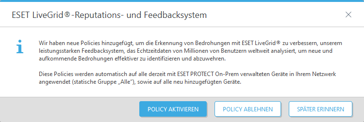 ESET LiveGrid®-Reputations- und Feedbacksystem