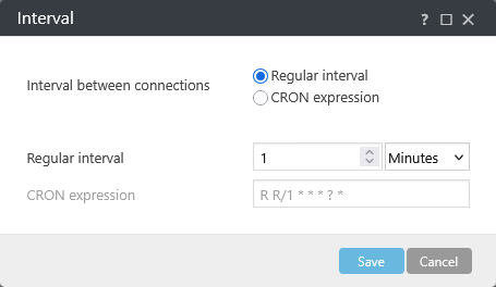 Regular interval field