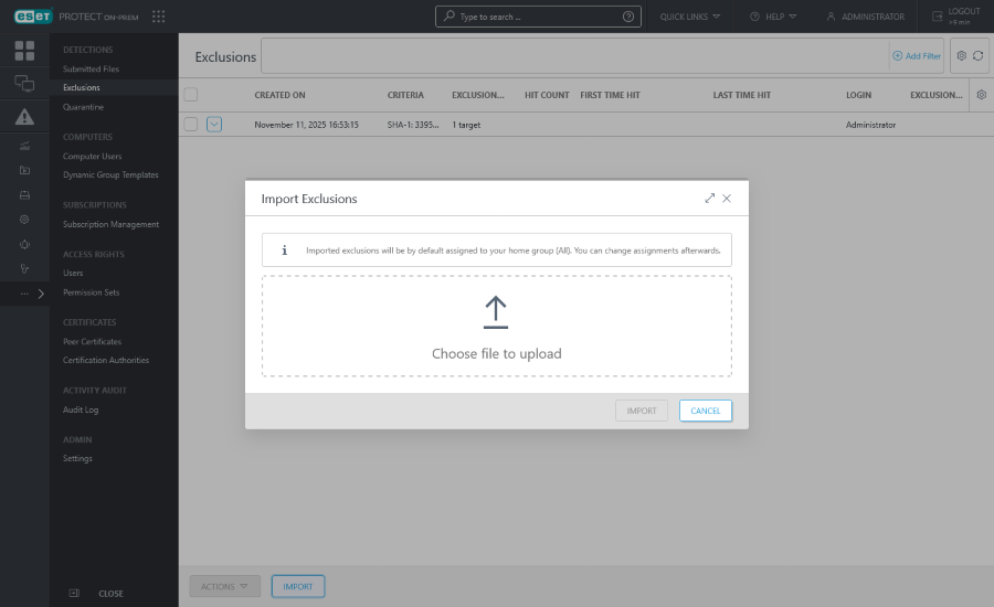 Choose file to upload. Choose file to upload.