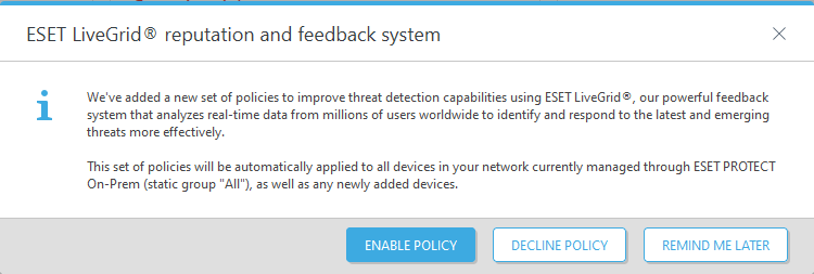 ESET LiveGrid® reputation and feedback system