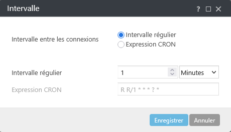 Champ Intervalle régulier
