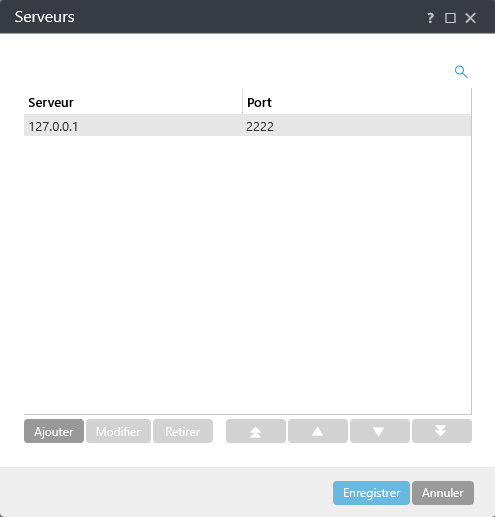 Adresses des serveurs ESET PROTECT