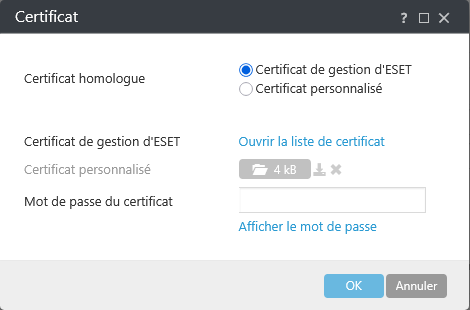 Certificat Certificat