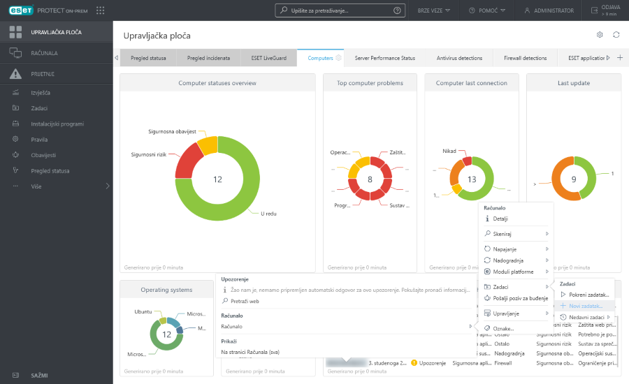 Kartica Računala na upravljačkoj ploči