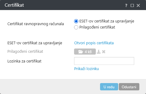 Certifikat Certifikat