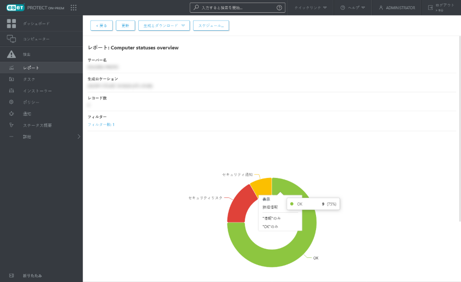 レポートの概要 レポートの概要