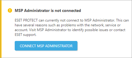 Połącz MSP Administrator