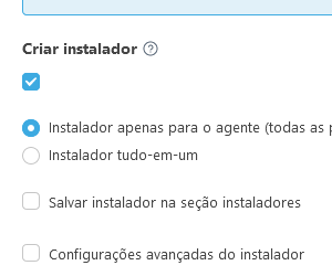 Criar instalador Criar instalador