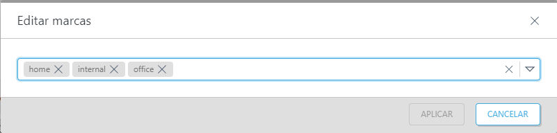 Cancelar atribuição de marcações Cancelar atribuição de marcações