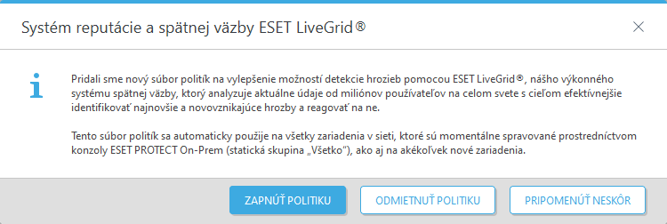 Systém reputácie a&nbsp;spätnej väzby ESET LiveGrid®