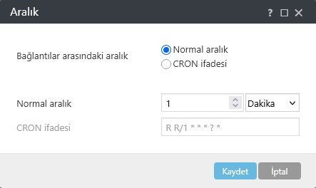 Normal aralık alanı