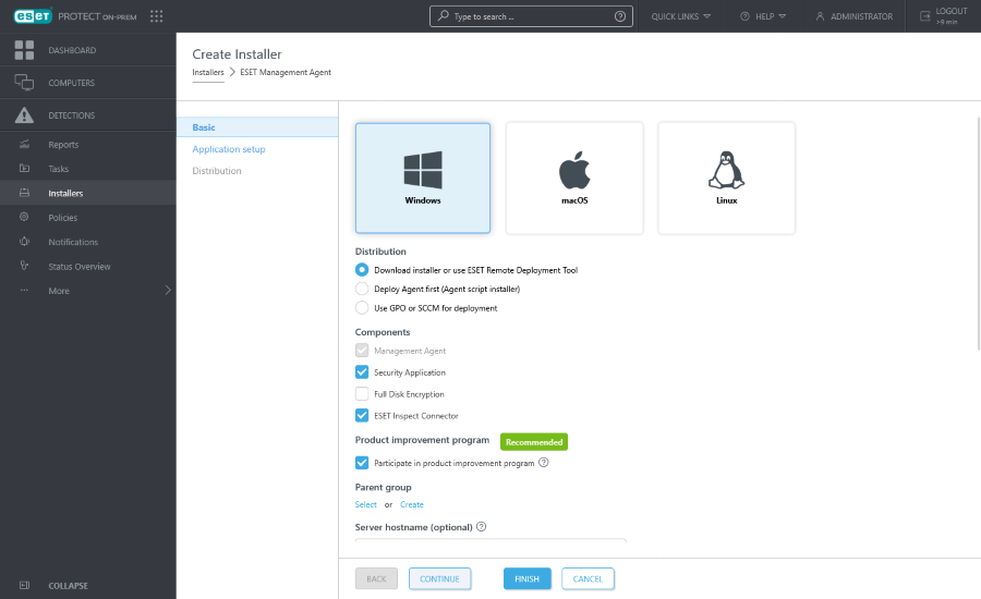 Create Installer.