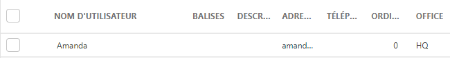 Utilisateur de l'ordinateur