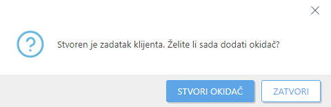 Stvori okidač.