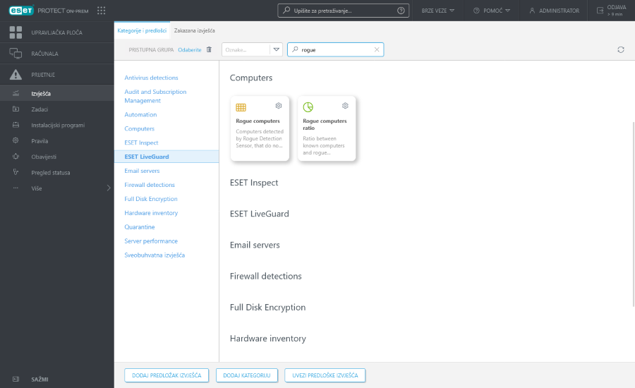 Lažna računala u izvješćima Lažna računala u izvješćima