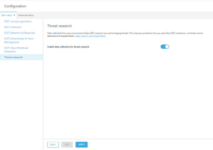 Setup Threat research. Setup Threat research.
