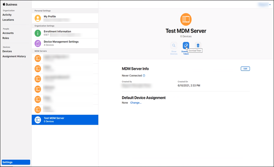 add mdm server to apple configurator 2