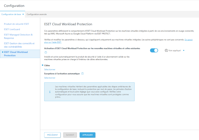 Configurer ESET Cloud Workload Protection. Configurer ESET Cloud Workload Protection.
