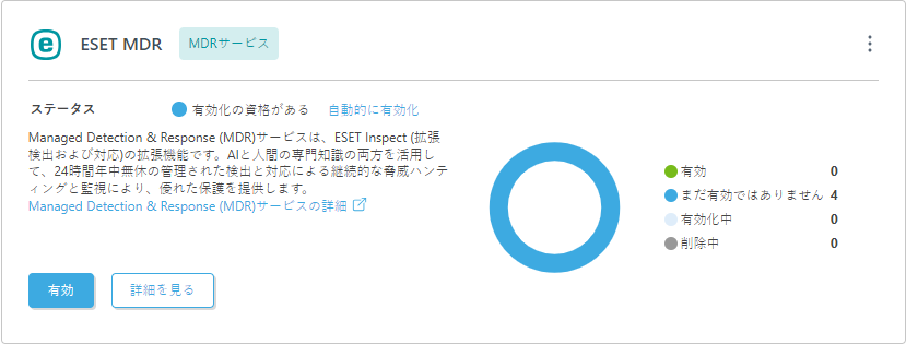 プラットフォームモジュール内のMDR
