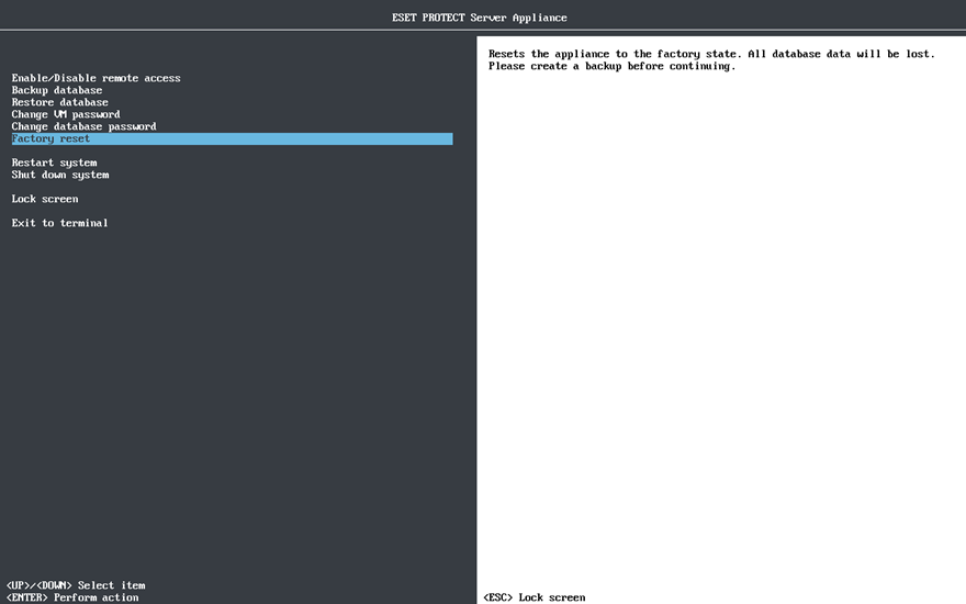 Fabrika ayarlarına sıfırlama Fabrika ayarlarına sıfırlama